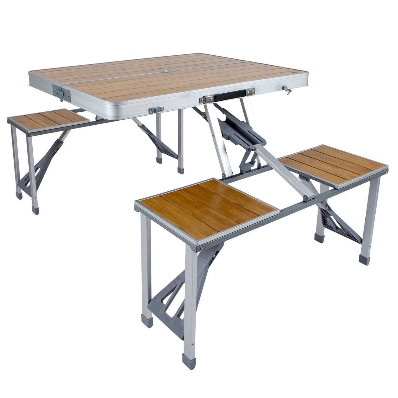 Стол Bo-Camp Bamboo Brown/Silver (1404800) Стол Bo-Camp Bamboo Brown/Silver (1404800)
