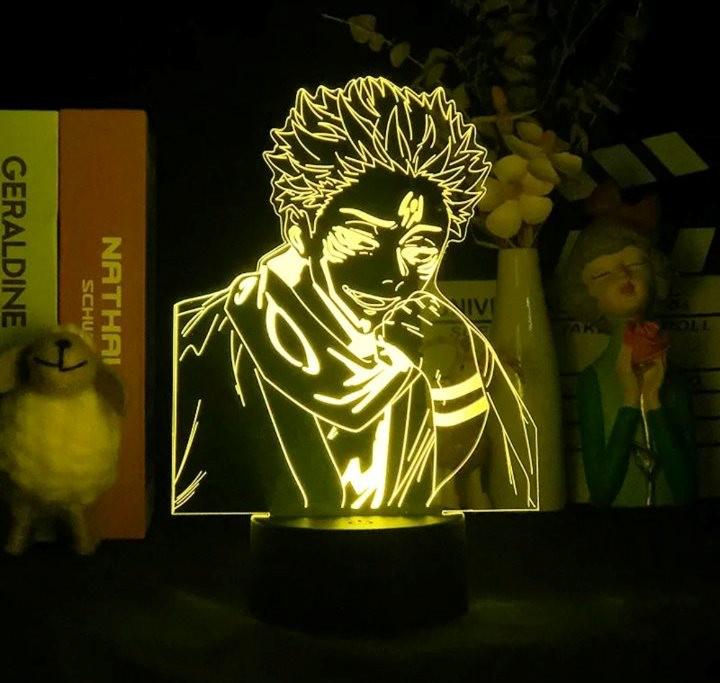 Нічник 3D акриловий Магічна битва Годжо Сатору 1 колір - фото 2 Нічник 3D акриловий Магічна битва Годжо Сатору 1 колір - фото 2