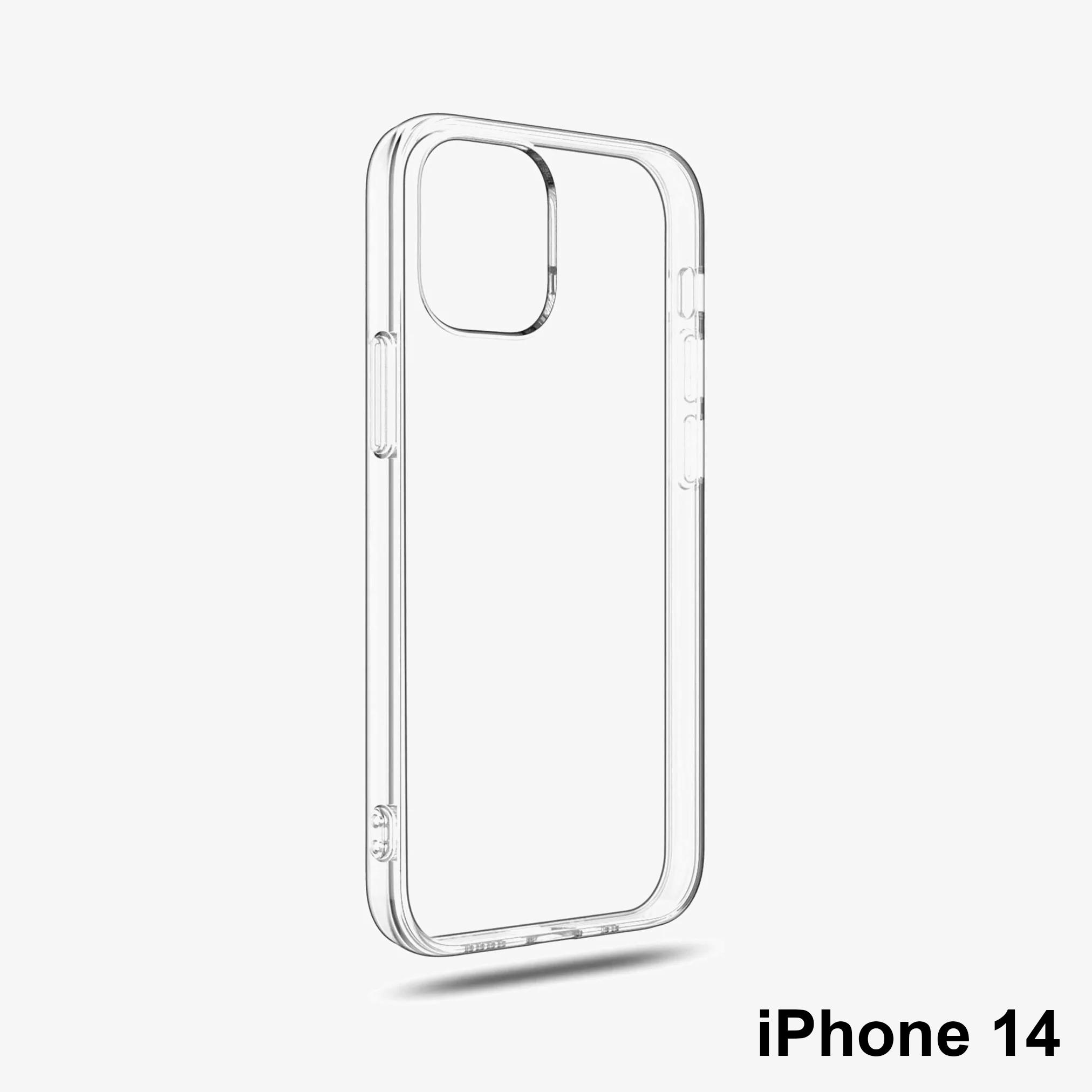 Накладка силиконовая Hoco Light series TPU iPhone 14 чехол на айфон прозрачный - фото 2