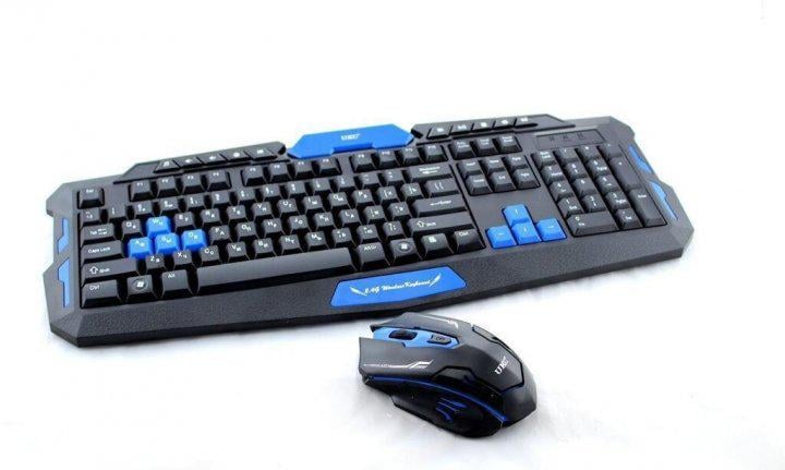 Клавіатура бездротова з мишкою KEYBOARD HK-8100 2в1 (Ks4356575) - фото 1