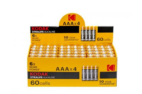 Батарейка Kodak Alkaline AAA 60 шт./уп.