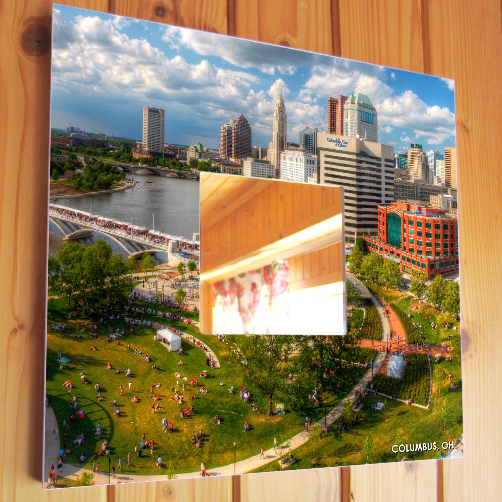 Зеркало декоративное Коламбус Огайо 260х260 мм (M04031)