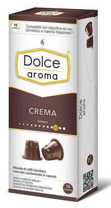 Кава у капсулах Dolce Aroma Crema для систем Nespresso 10 шт. (4820093484749)
