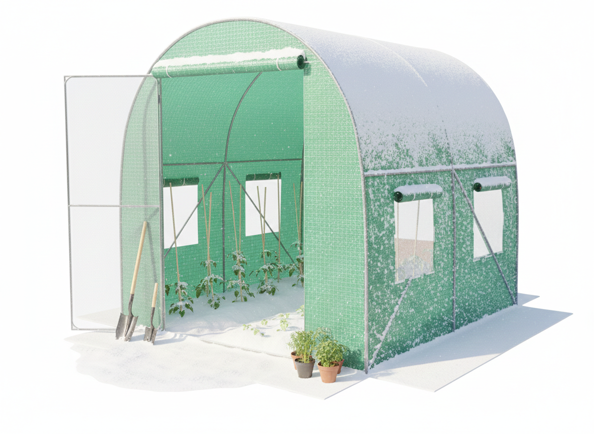 Теплиця збірна HP-1071 2х2х2 м 4 м2