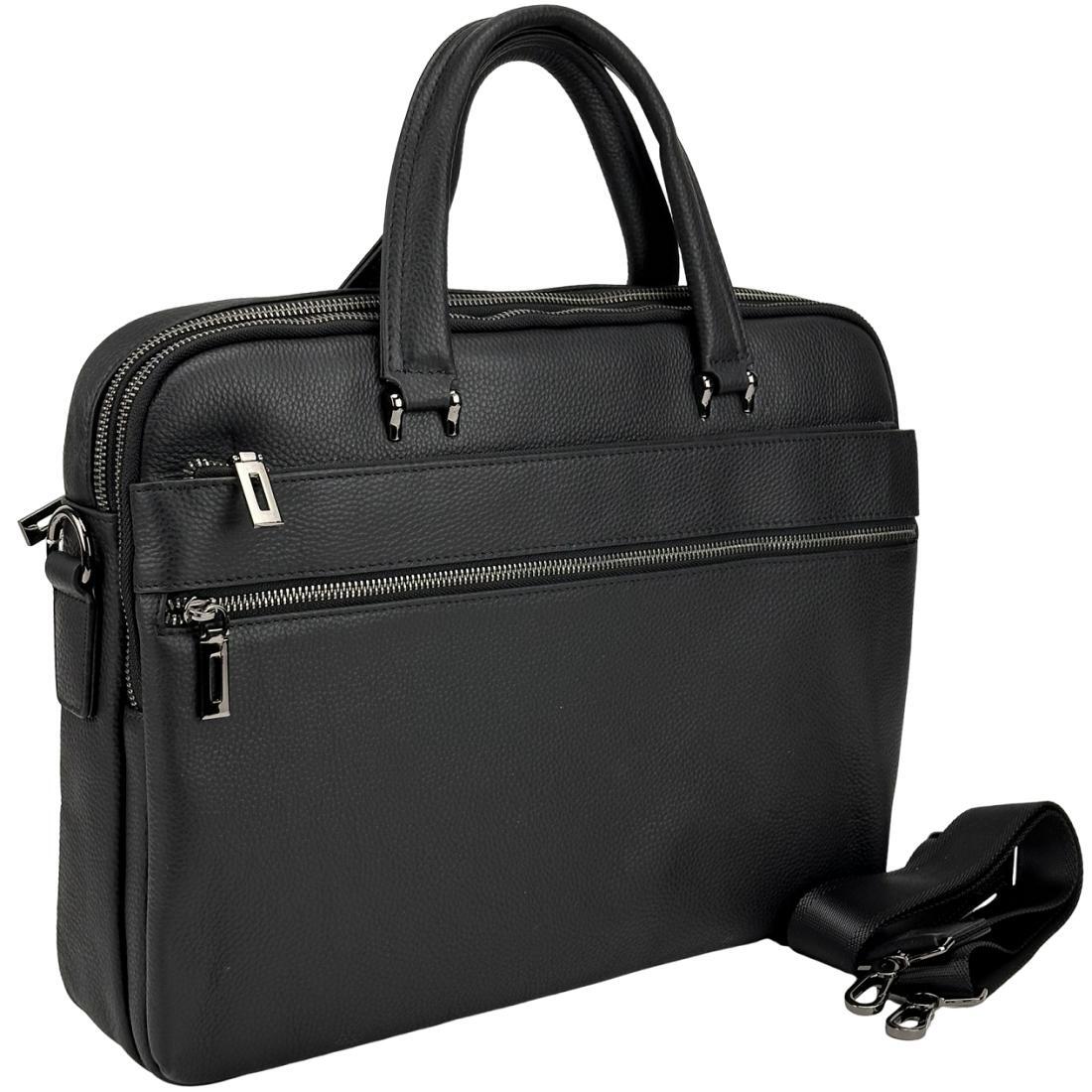 Чоловіча сумка для ноутбука та документів Royal Bag A25F-252311A Чорний (7926)