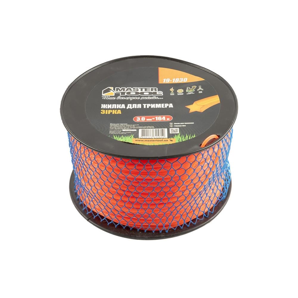 Волосінь для тримера MasterTool Зірка 3 мм х 164 м (19-1830)