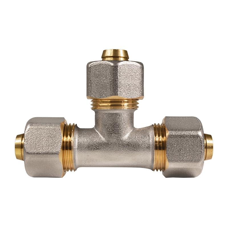 Тройник металлопластиковый REMI разборный 16х16 (TU-21208)