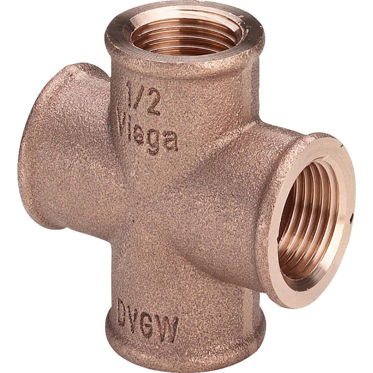 Хрестовина бронзова Viega 3180 Ø1" В (320638)