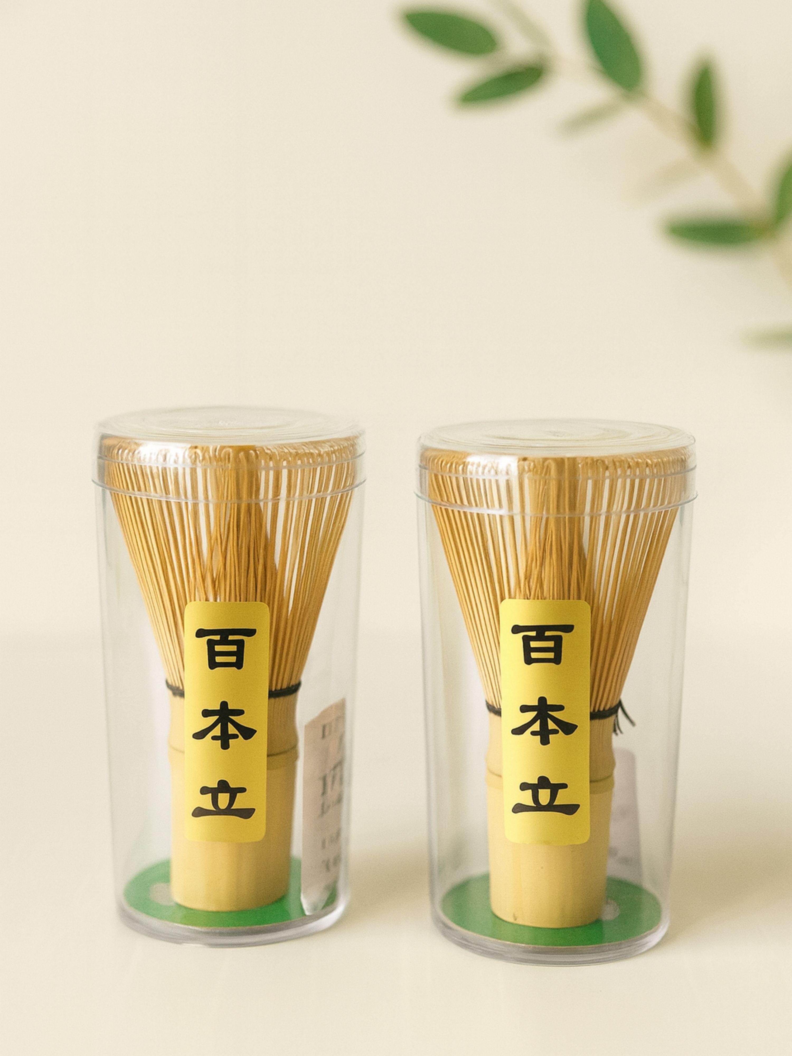 Венчика для матча чая Часен бамбуковые 76-80 ворсинок ручной работы 2 шт. (2807611655)