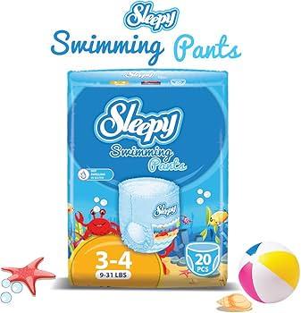 Подгузники-трусики для купания Sleepy Swimming р. 5-6 11-25 кг 14 шт. (000006010) - фото 7
