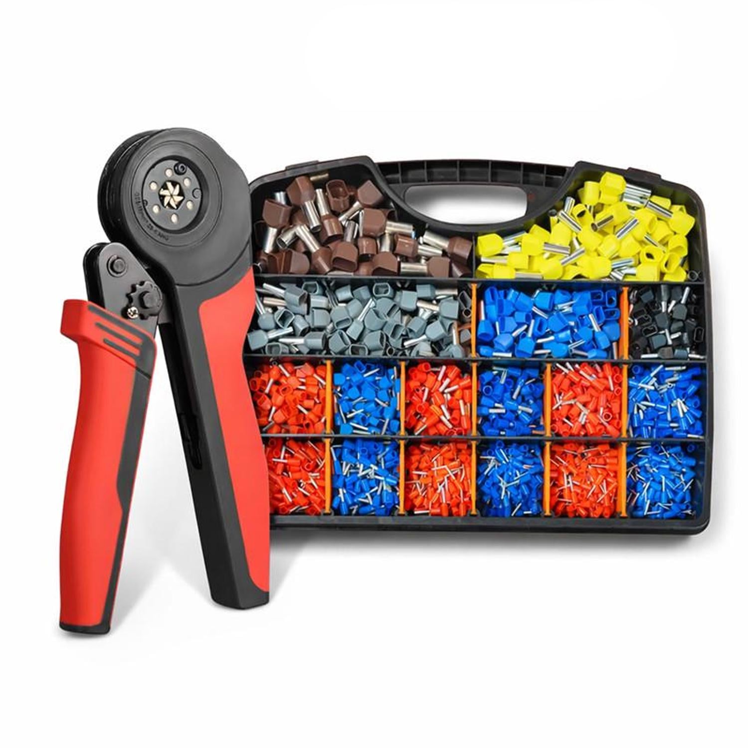 Комплект Tactix шестигранный кримпер с наконечниками 17 видов 2430 шт. в органайзере (DART.E21)