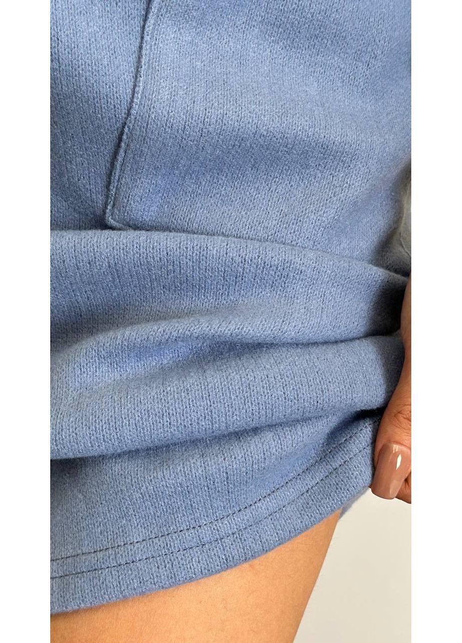 Платье женское трикотажное Anastasimo XS-M Синий (543 синий XS-M) - фото 5 Платье женское трикотажное Anastasimo XS-M Синий (543 синий XS-M) - фото 5