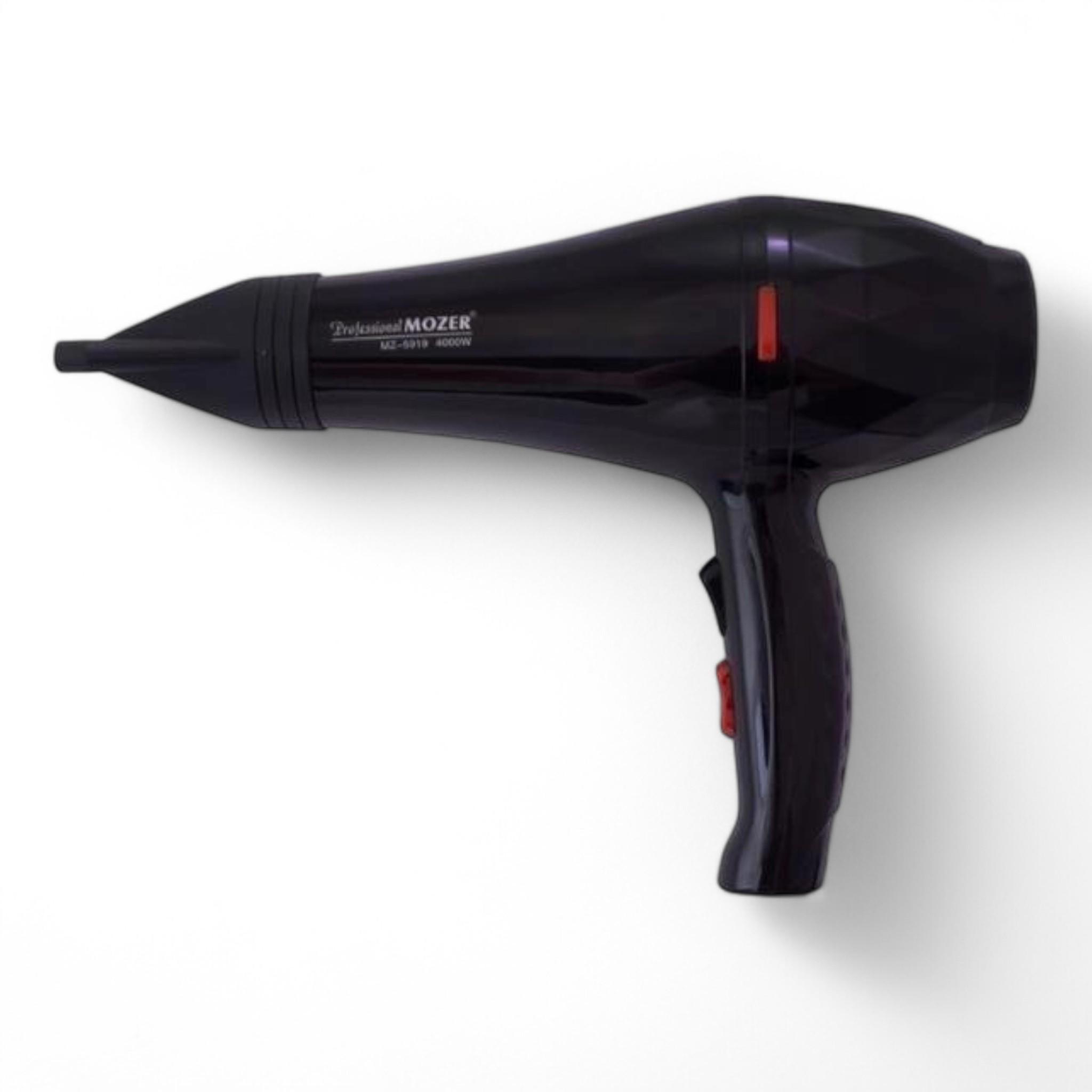 Фен для волос Mozer MZ-5919 для сушки и укладки волос с насадкой-концентратором Black (Н_MZ5919/Black)