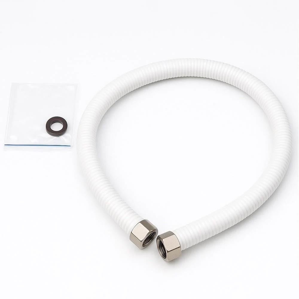 Шланг гибкий Eco-Flex FLEXY гофрированная нержавеющая сталь 100 см 3/4" Белый (32814)