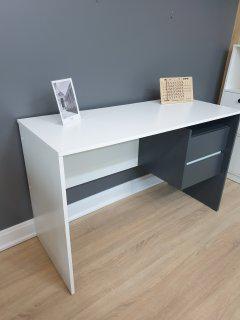 Стіл письмовий Leon 1200x500x750 мм Білий/Антрацит