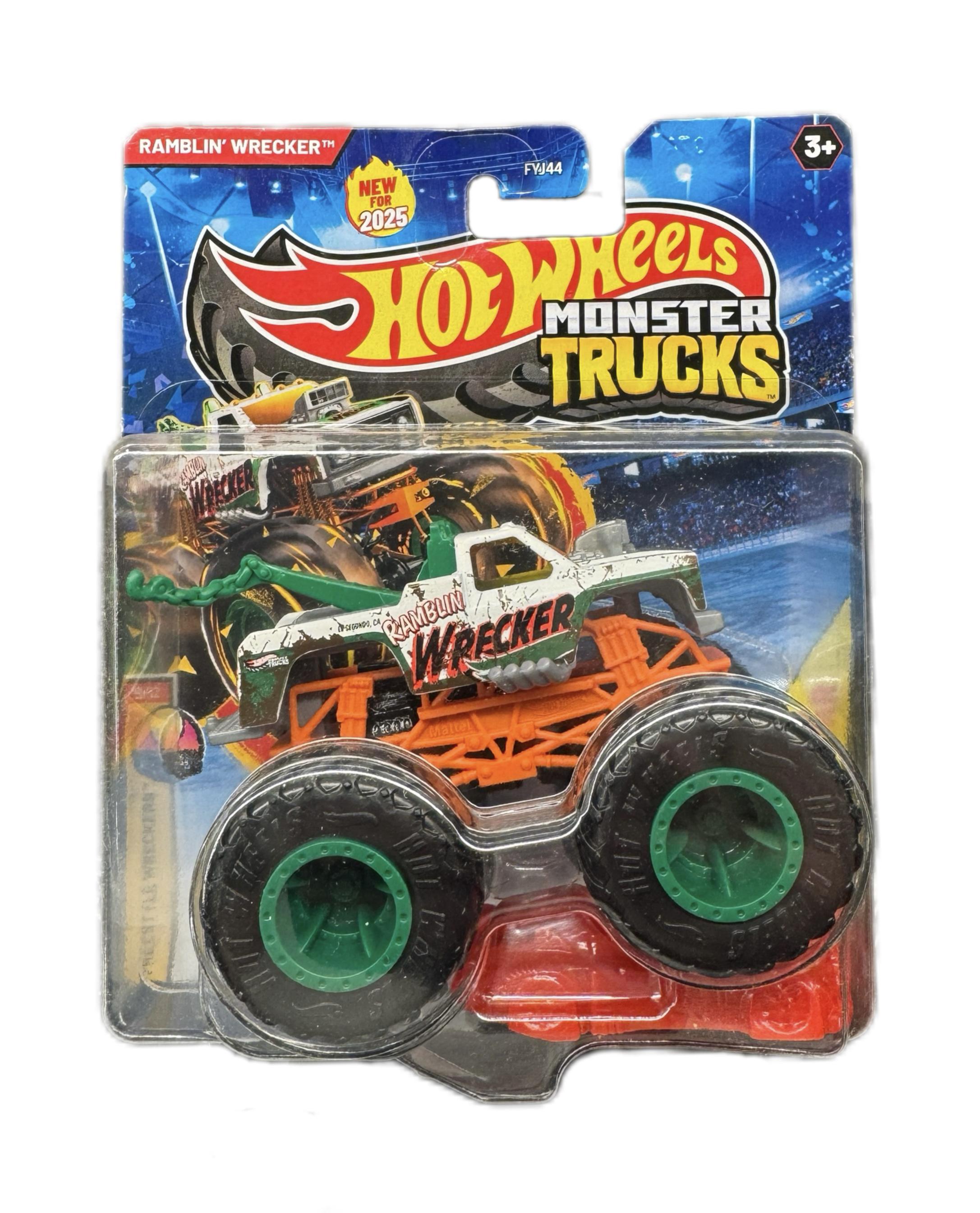 Машинка-внедорожник Hot Wheels Monster truck Freestyle Wreckers /Ramblin Wreckers 9/12 FYJ44 1:64 2025 (29332450)