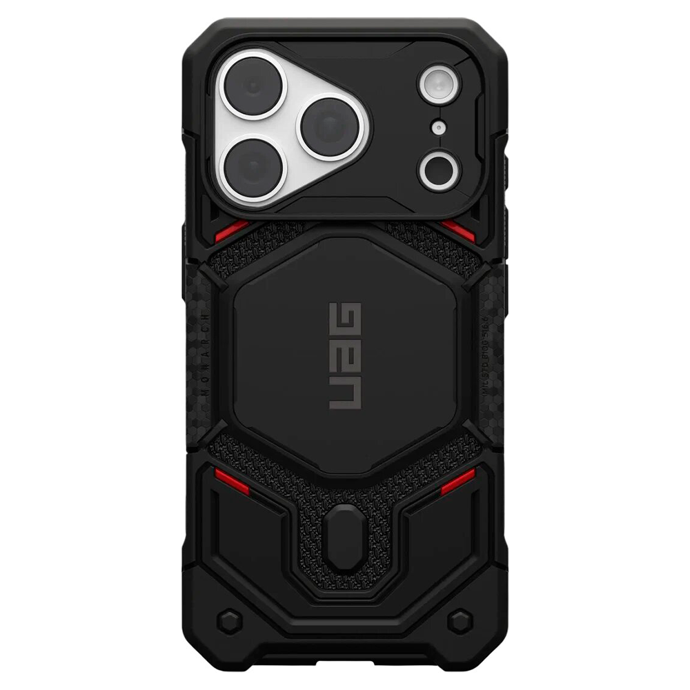 Чехол UAG Monarch Pro Magsafe для iPhone 18 Pro Kevlar Black (114569113940)