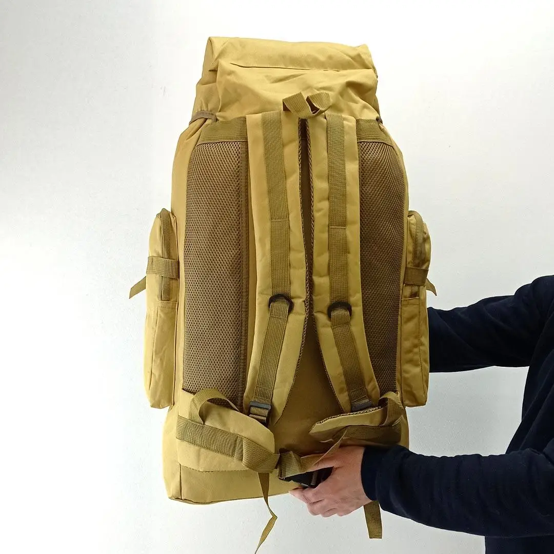 Рюкзак армійський Tactical із системою MOLLE 70 л Койот (ta70top-coyote) - фото 3