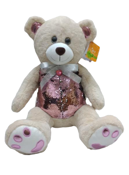 Мягкая игрушка Копица Медведь Тоша 1/1 50 см Персик (00017ПЕРСИК)