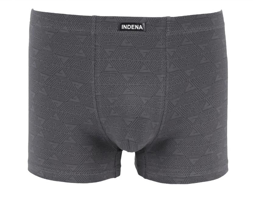 Мужские боксеры стрейчевые INDENA L р. 44-46 2 шт. Темно-серый (81019)