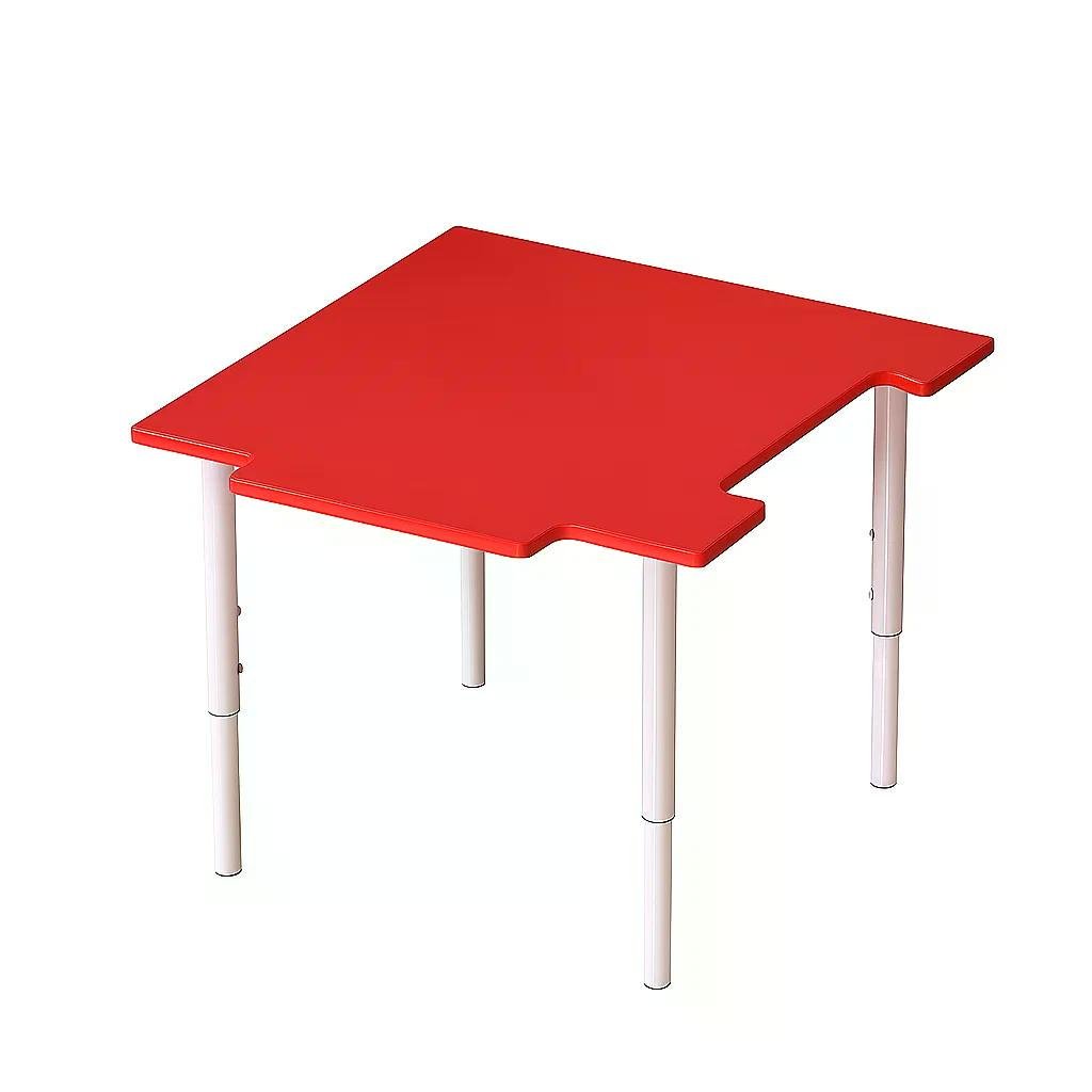 Детский стол с регулировкой высоты Пазл Красный Детский стол с регулировкой высоты Пазл Красный