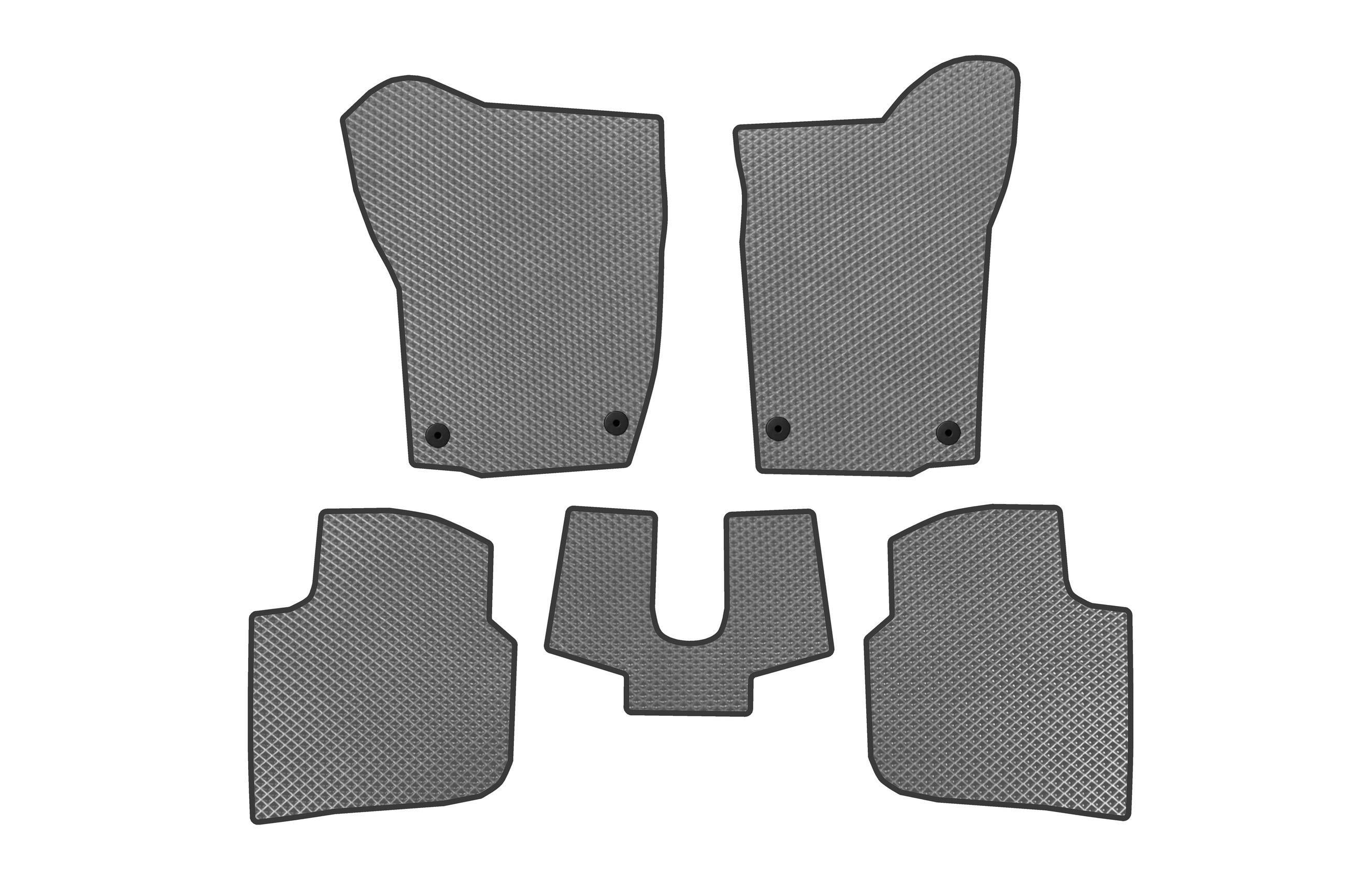 Коврики автомобильные Digital Designs EVA для Seat Toledo 2012-2019 гг. этилвинилацетат Серый (184011)