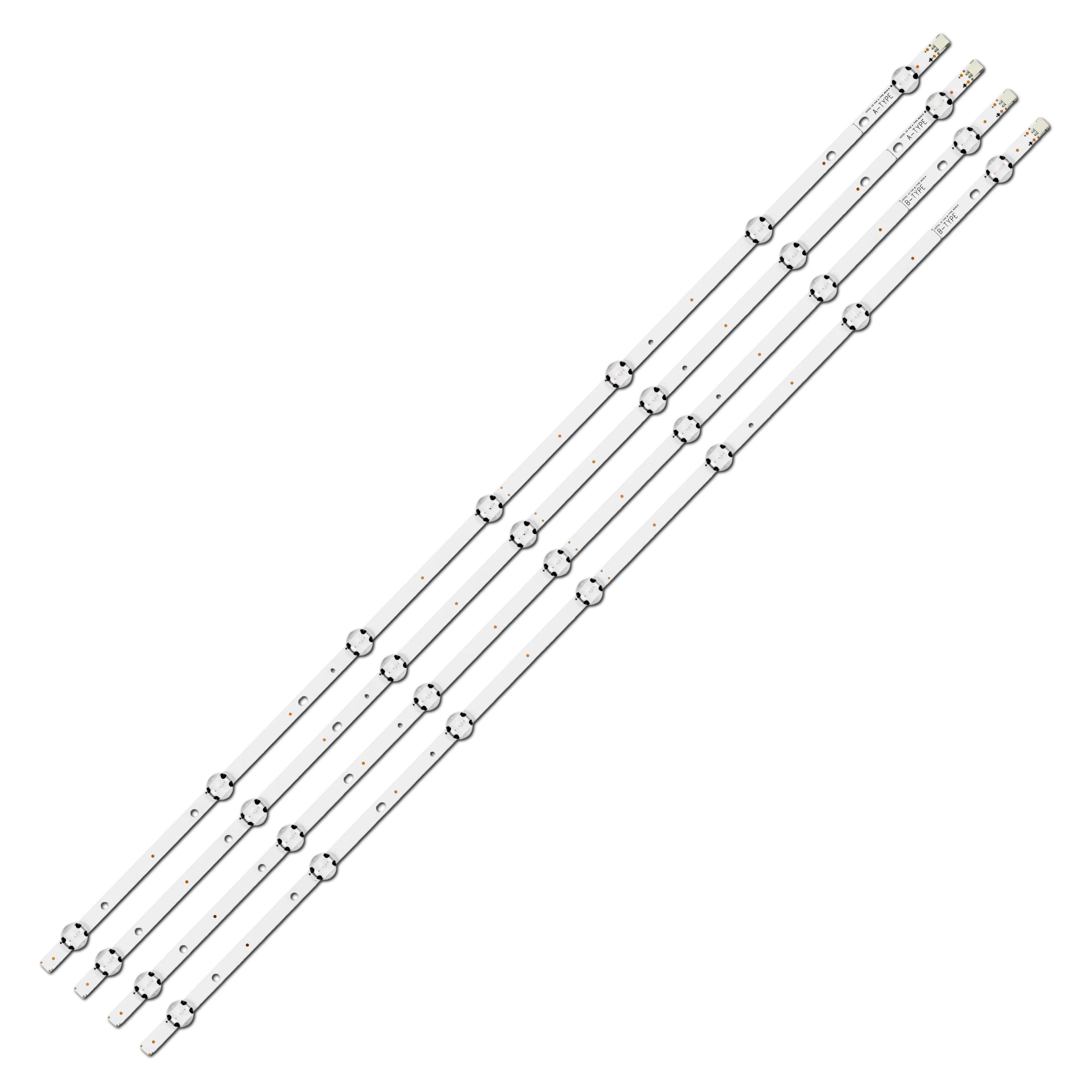 Комплект LED подсветки для VESTEL 43 FHD A/B-TYPE REV0.8 LB43007 V0_01_38S/V1_01_38S VESTEL 430DRT VNB A/B-TYPE 43" 4 шт. (ART-13938)