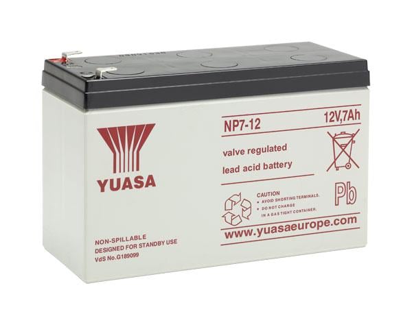 Батарея акумуляторна для ДБЖ Yuasa 7-12 л 12 V 7 Ah (NP7-12)