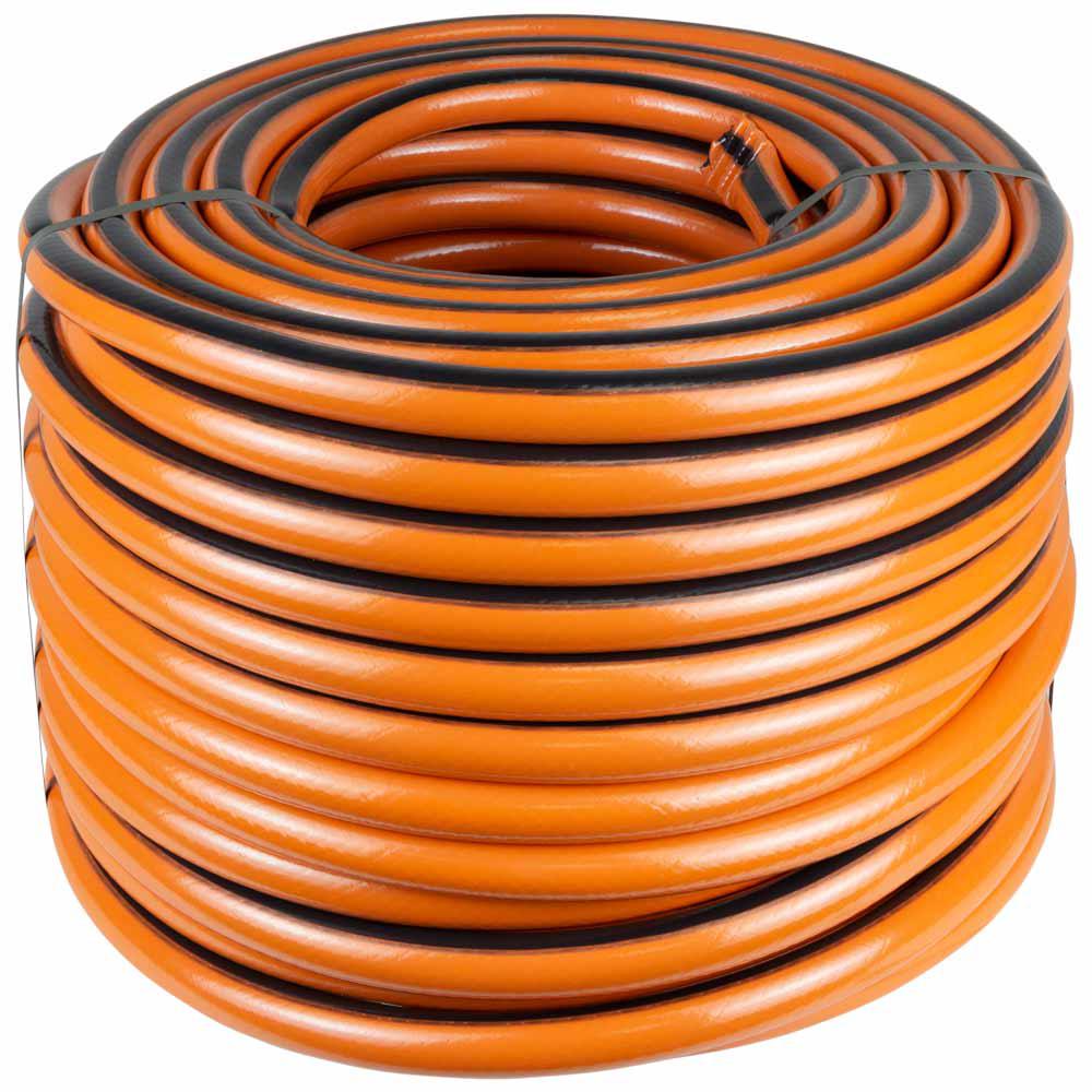 Шланг для поливу Flora Бурштин 3 шари армований 3/4 50 м (5066864)