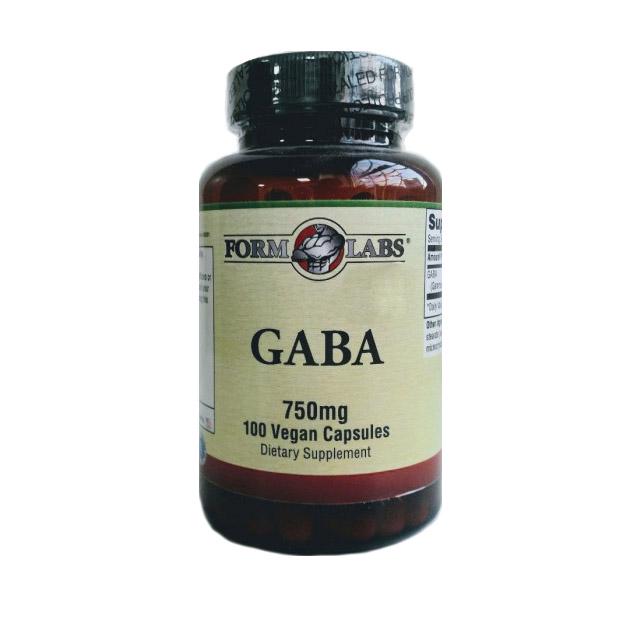 Аминокислота Form Labs Naturals Gaba 750 мг 100 вегакапс. (4321)