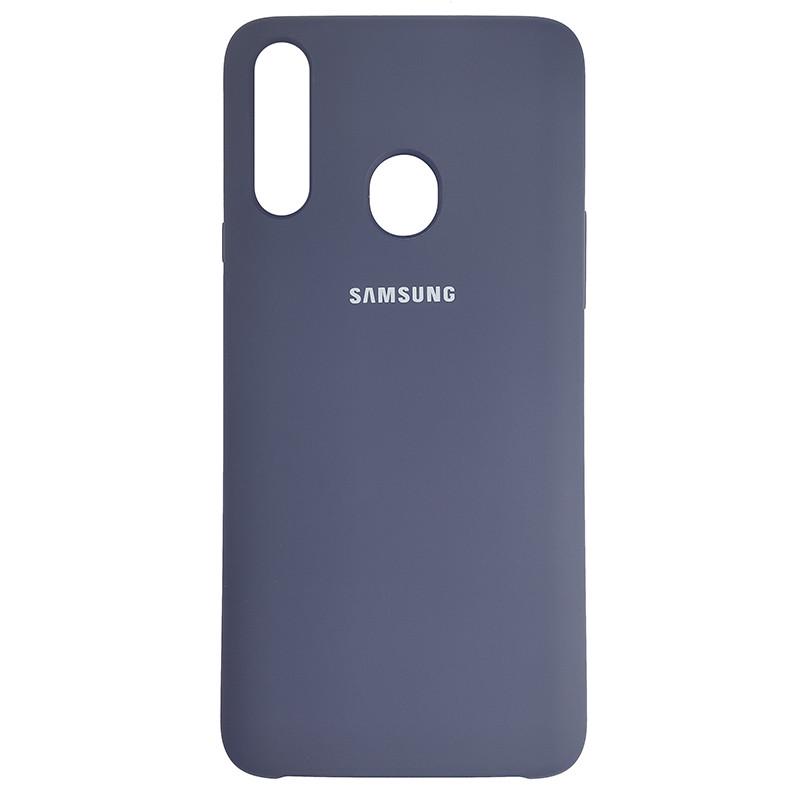 Чехол Silicone Case for Samsung A20s Midnight   (29caa1-1764)