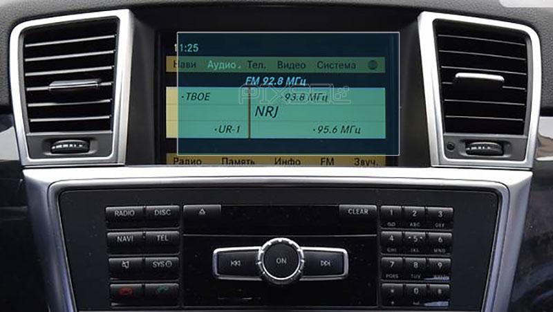 Стекло защитное Pixsel гибридный глянец на монитор Mercedes Benz ML CLASS 6,9“ 2011-2015
