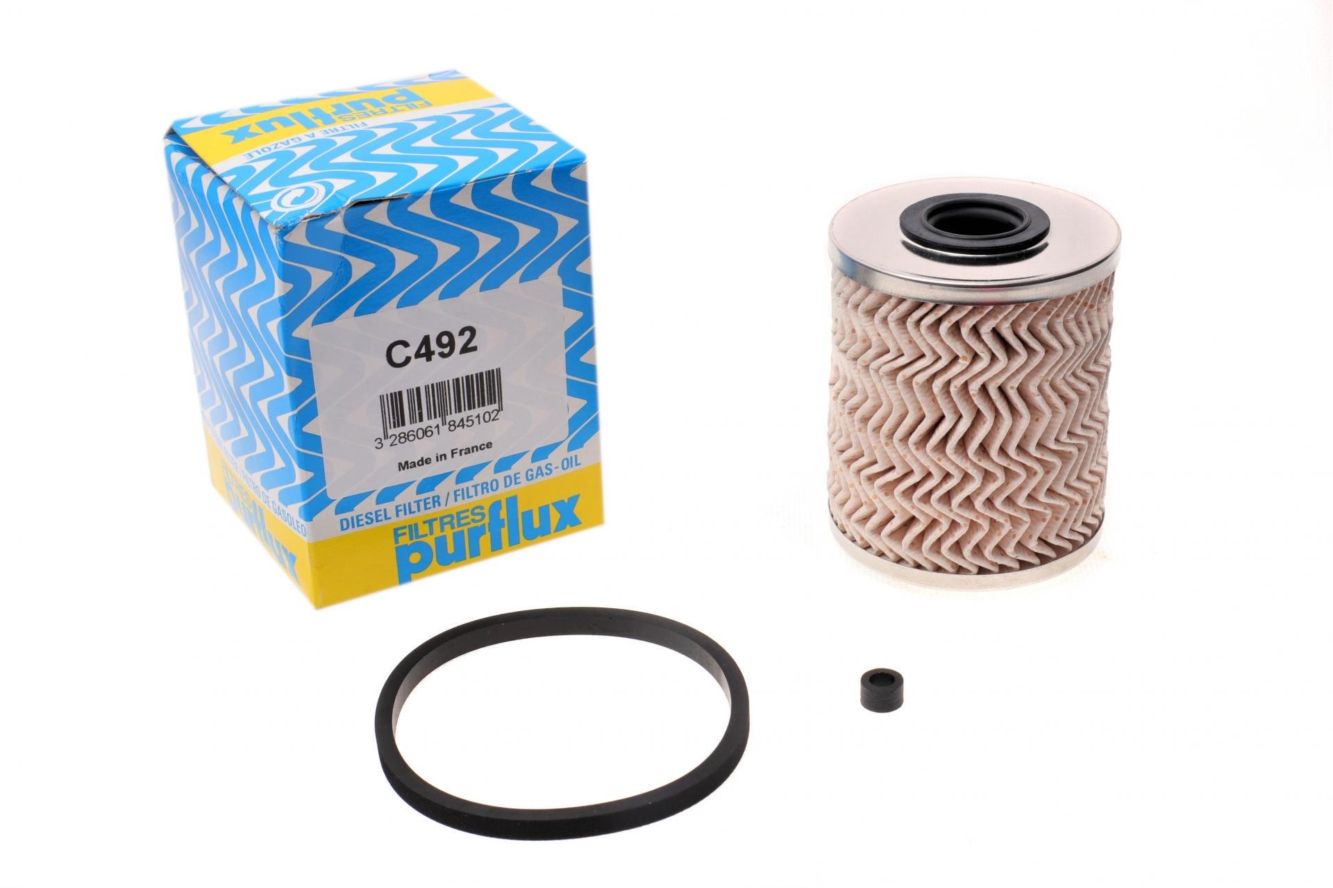 Фільтр паливний PURFLUX для Renault Master/Opel Movano 1,9-3,0 DCI 10/01- (C492)