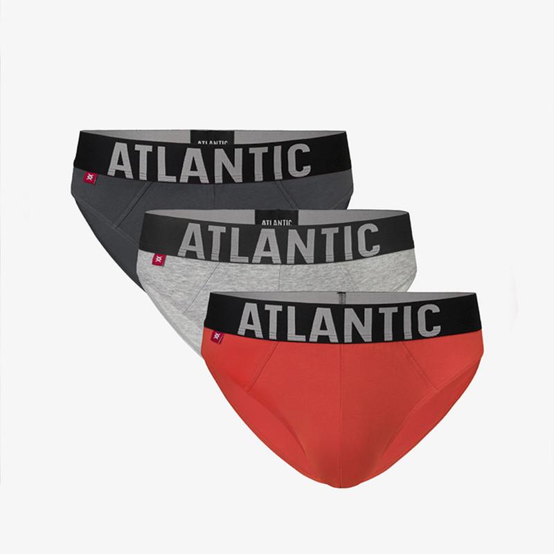 Труси чоловічі спорт Atlantic S 3 шт. Kha/Szm/Pom (3SMP 003)