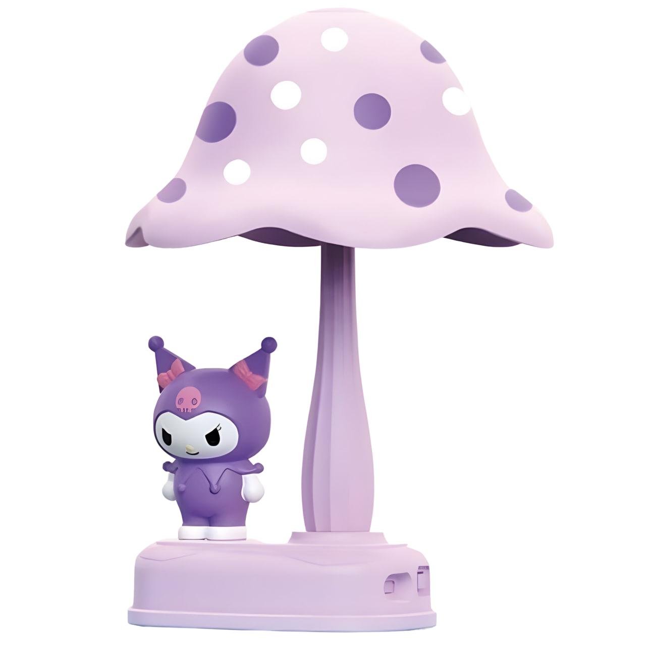 Настільна лампа Куромі грибочок Фіолетовий (339A) - фото 1 Настільна лампа Куромі грибочок Фіолетовий (339A) - фото 1