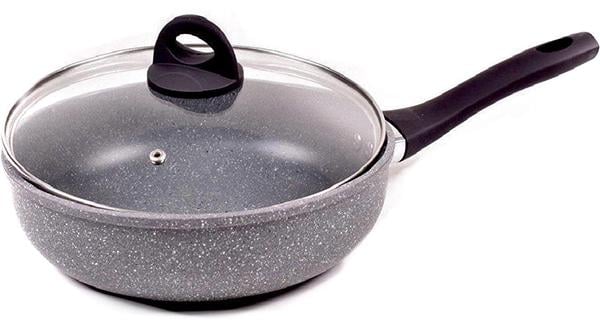 Сковорода алюмінієва з кришкою Benson BN-494 24 см Сковорода алюмінієва з кришкою Benson BN-494 24 см