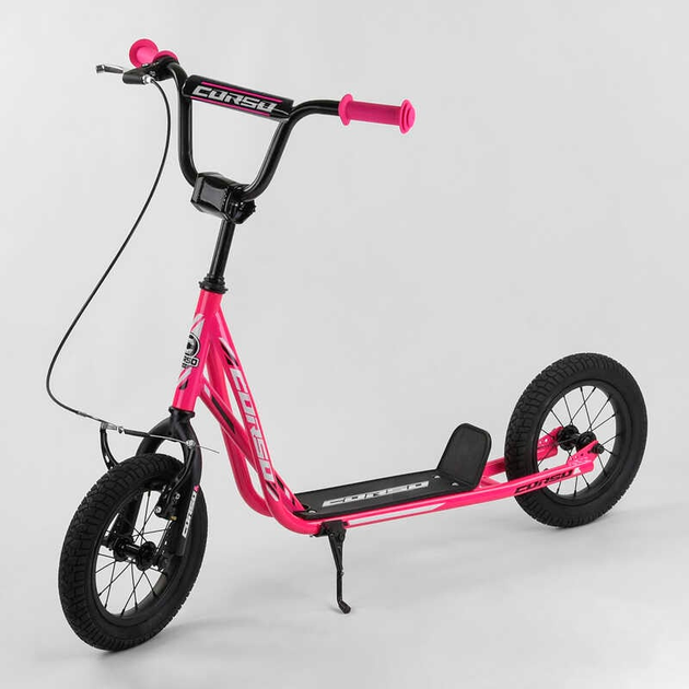 Самокат Corso JT 47117/1 ручной передний тормоз/колеса надувные 12" (25111796) - фото 1 Самокат Corso JT 47117/1 ручной передний тормоз/колеса надувные 12" (25111796) - фото 1