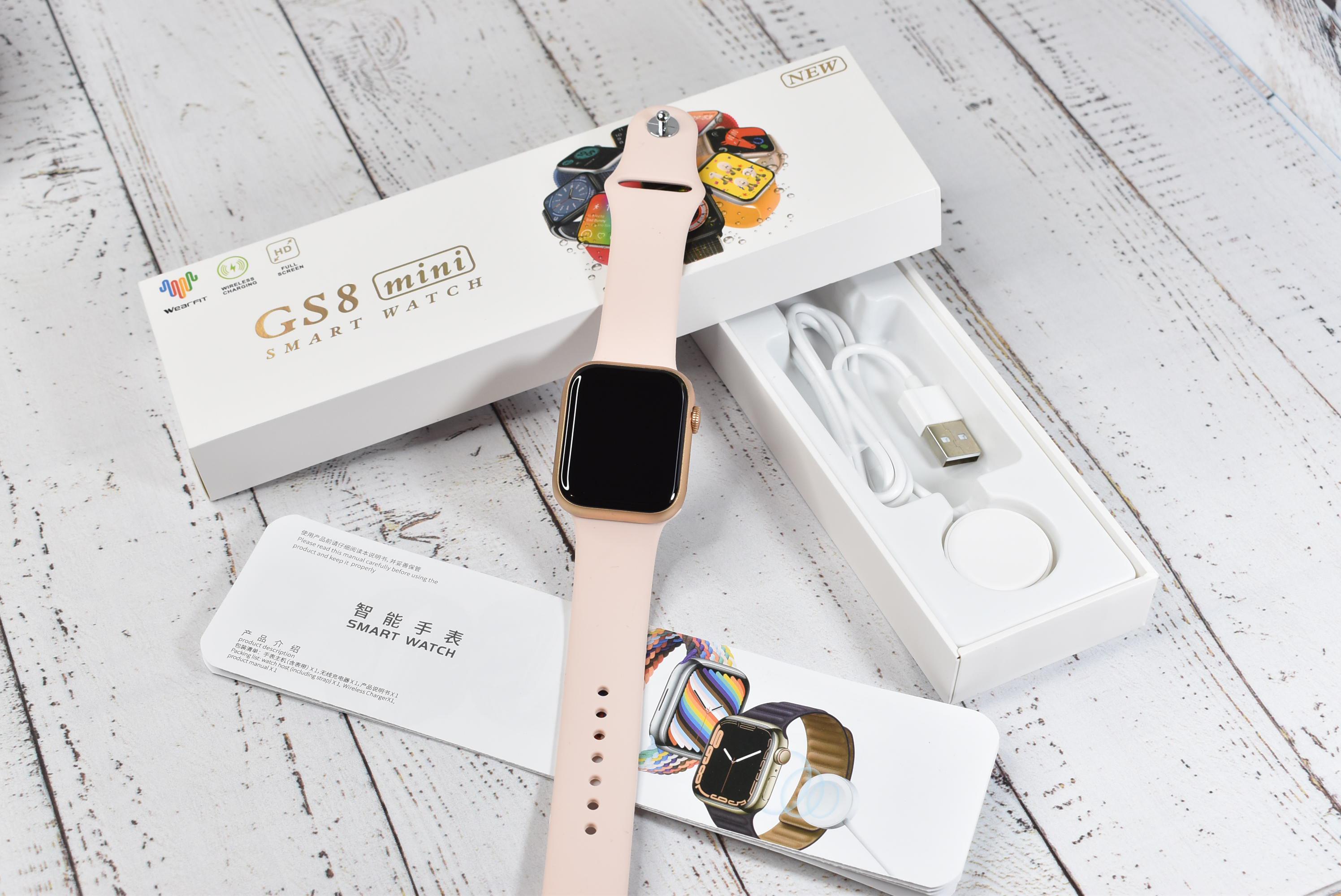 Смарт-часы Smart Watch GS8 Mini Gold - фото 6