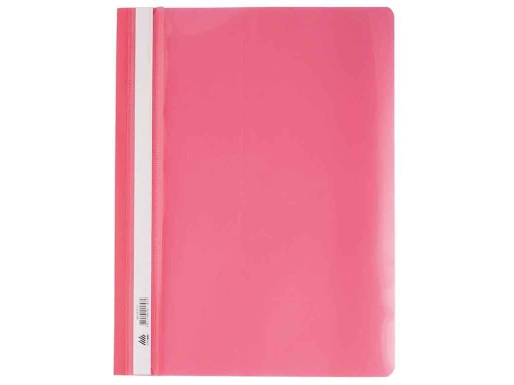 Папка-скоросшиватель Buromax пластик А4 PP Розовый (932117)