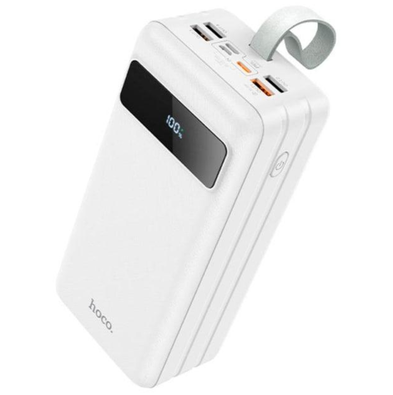 Повербанк Hoco 4USB/Lightning/Type-C J86B QC3.0+PD3.0 зі швидкою зарядкою 60000 mAh 20W Білий - фото 4