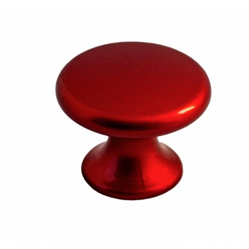 Ручка кнопка OZKM Duz Mono 6071-039 Глянцевый красный