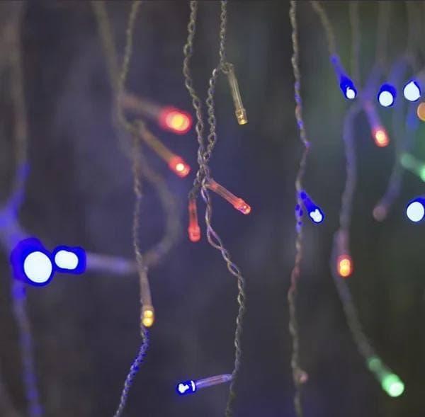 Гірлянда світлодіодна бахрома 3х0,5 м 120 лампочок Різнокольоровий (1518249791) - фото 2 Гірлянда світлодіодна бахрома 3х0,5 м 120 лампочок Різнокольоровий (1518249791) - фото 2