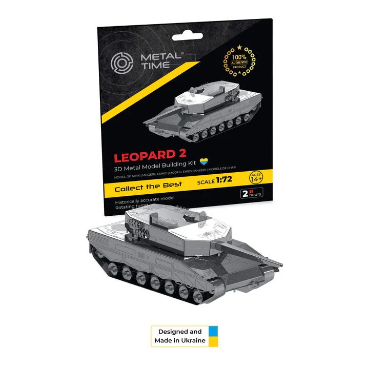 Конструктор METAL-TIME Leopard 2 Tank MT079 модель колекційна (3032564) - фото 2