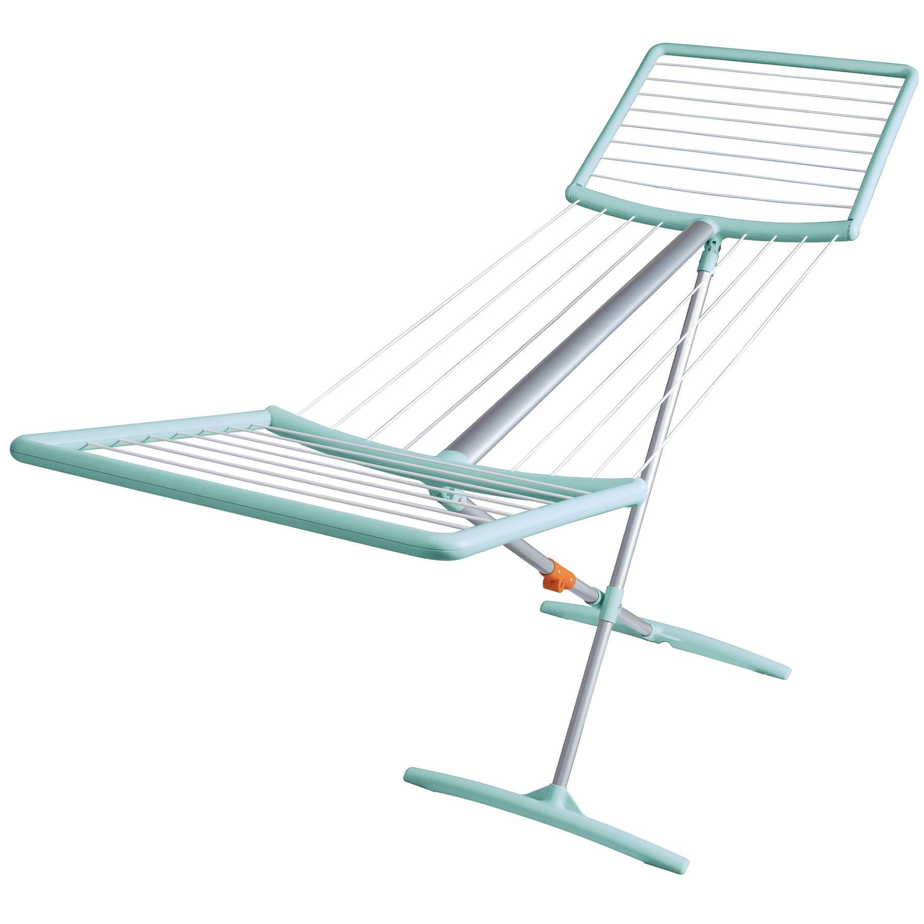 Сушилка для белья напольная Juwel FashionDry Autostretch алюминий18 м Mint/Green