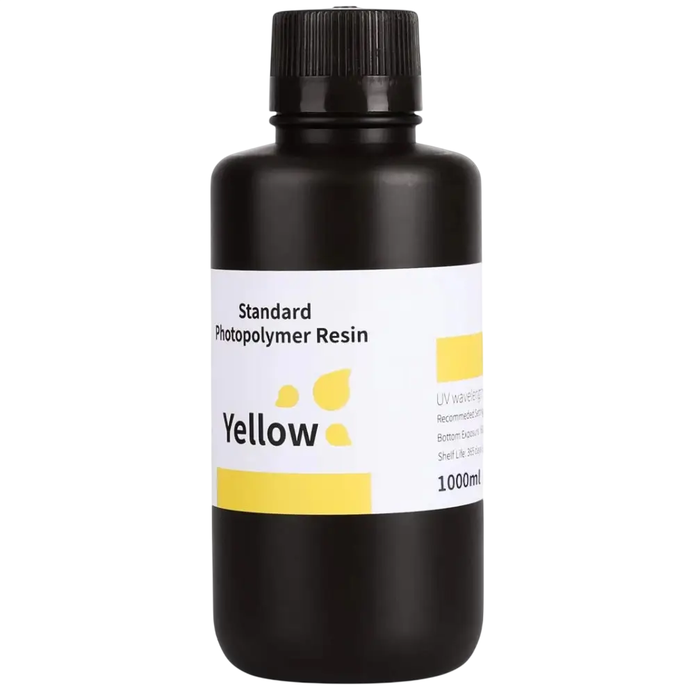 Фотополімерна смола для 3D-друку ELEGOO Standard Resin 1 кг Жовтий (33739705)