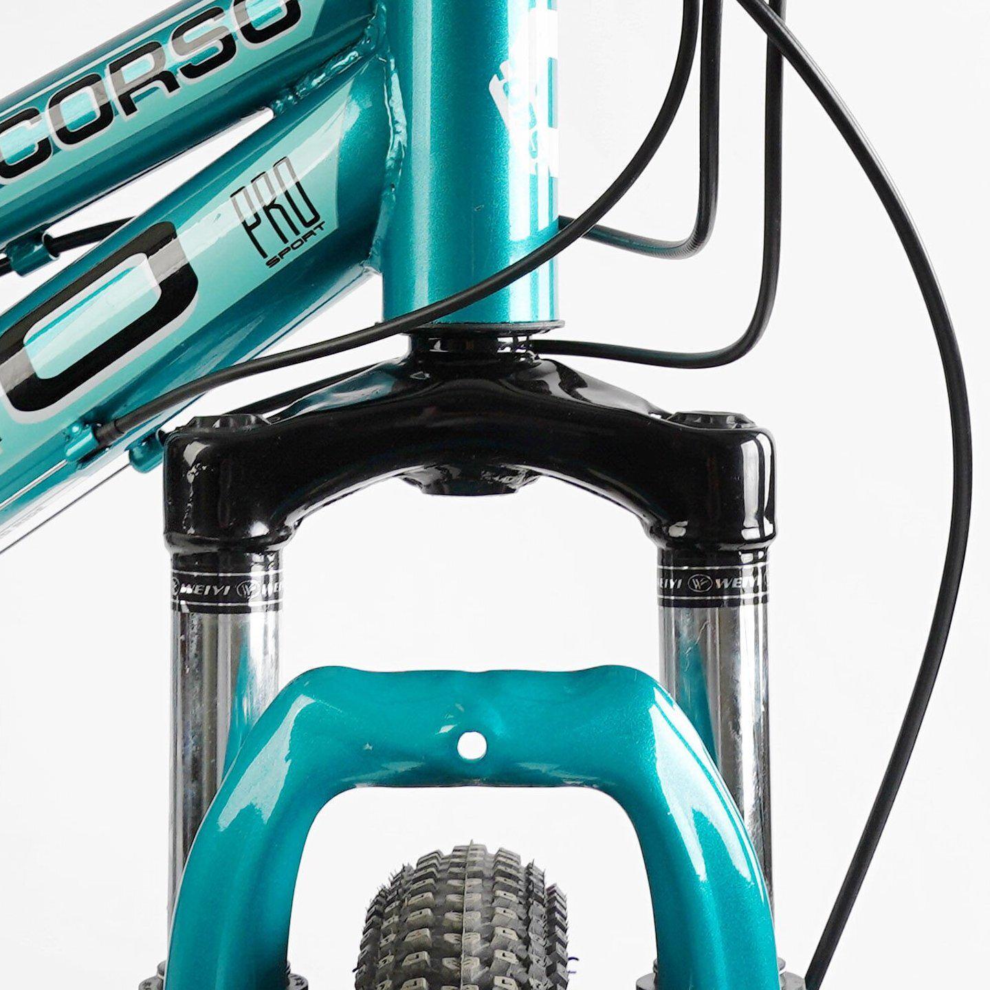 Велосипед горный Corso KLEO 26"/15" Бирюзовый (680345860) - фото 8 Велосипед горный Corso KLEO 26"/15" Бирюзовый (680345860) - фото 8
