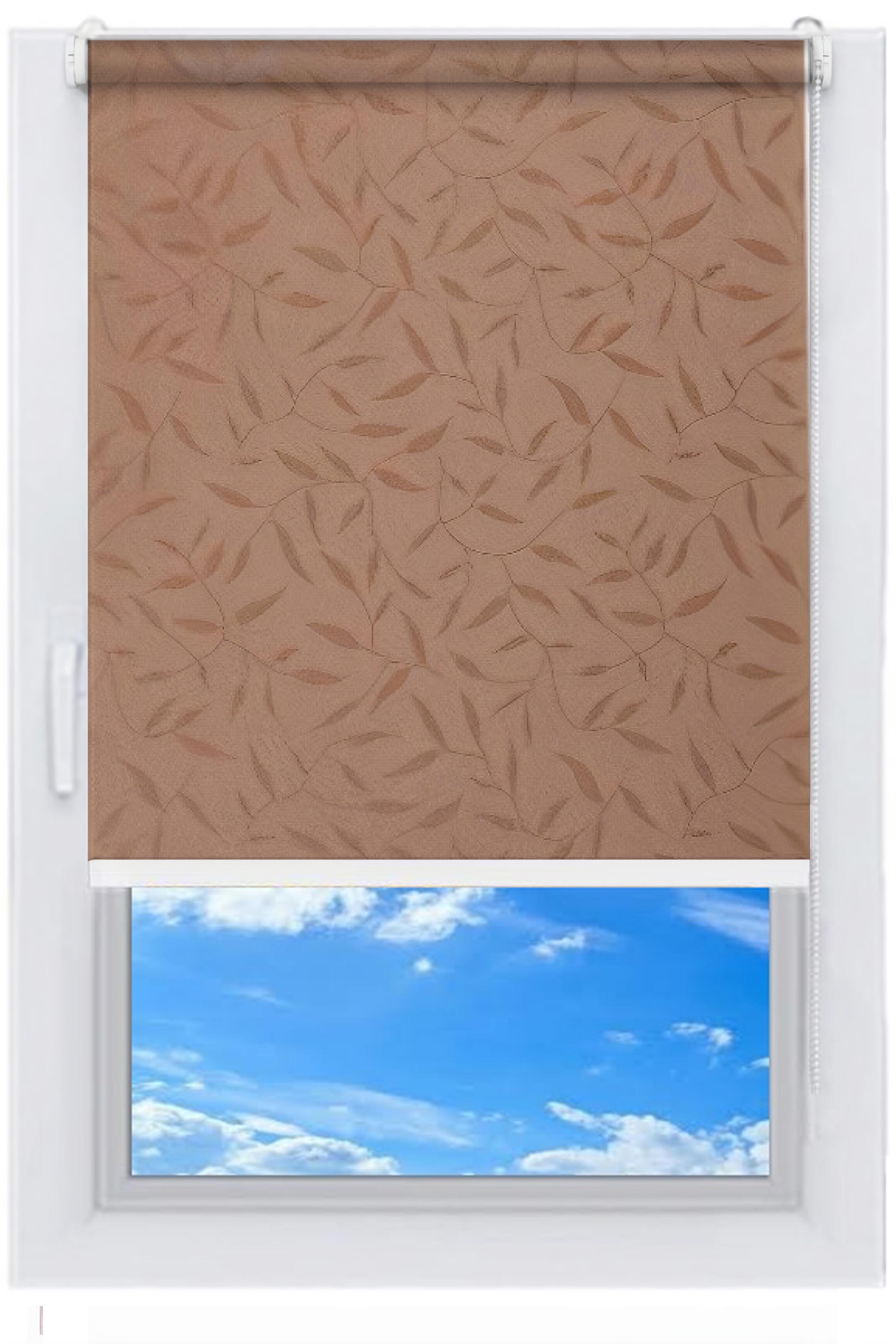 Ролета тканевая NewTex Натур 57,5х165 см Коричневый (1827)