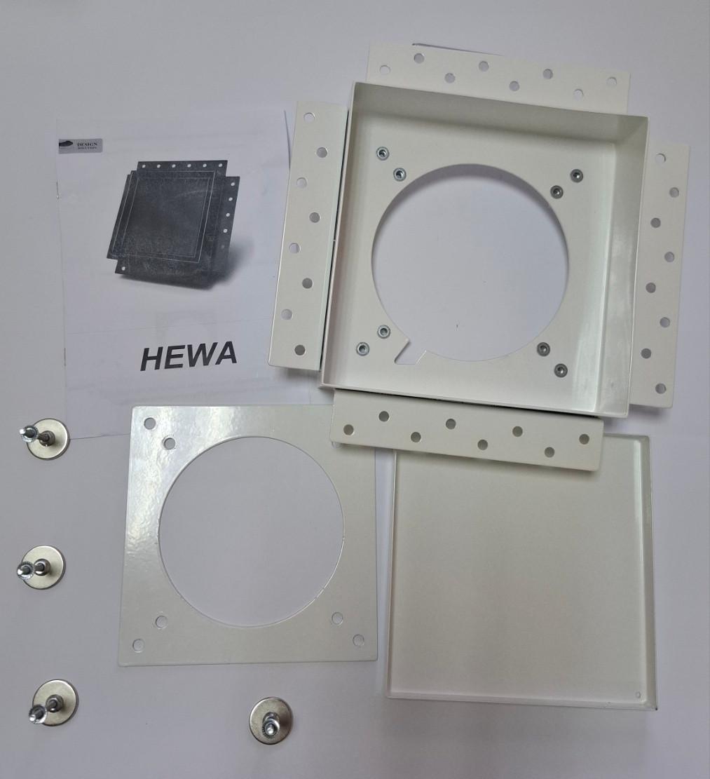 Модуль прихованого монтажу для вентиляторів AirRoxy dRim 100 та 125 мм Чорний (BLACK) - фото 7 Модуль прихованого монтажу для вентиляторів AirRoxy dRim 100 та 125 мм Чорний (BLACK) - фото 7