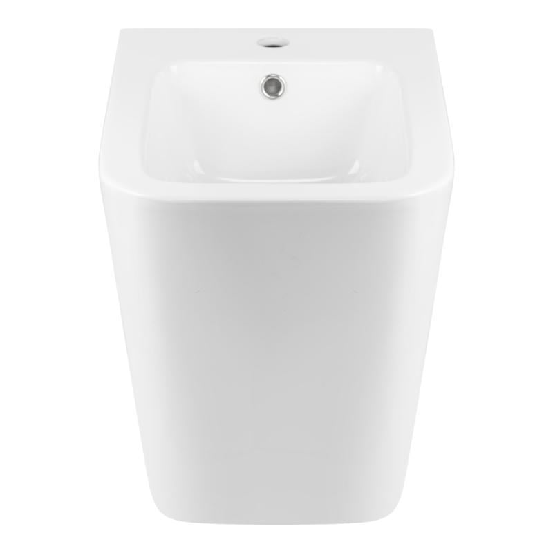 Биде напольное Qtap Crow 545х360х410 White (QT05443370W) - фото 3