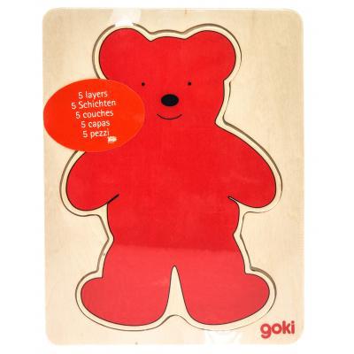 Розвиваюча іграшка Goki Ведмедики Різнокольорові (57884)